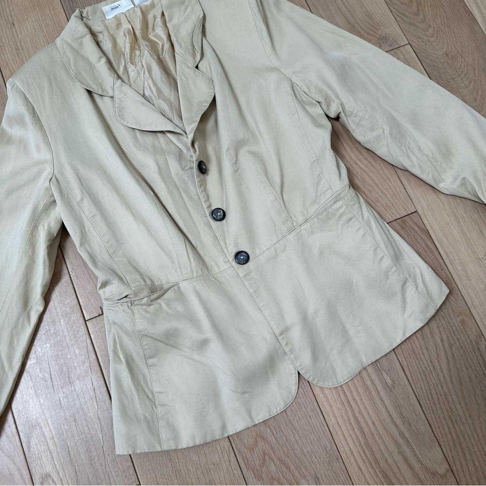 Sigrid Olsen Tan Blazer - image 3